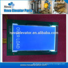 Partes eléctricas del elevador, tablero de la exhibición, exhibición azul del LCD para LOP / COP